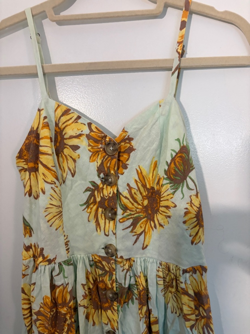 Urban Outfitters Sunflower Linen Dress - Picture 2 of 11